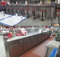 Custom Stainless Counter